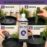 BioBizz pH+ PLUS 250 ml - pH Regulator for Plants