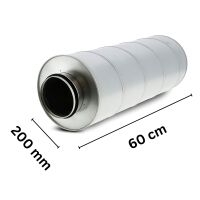 Vents Soundproof Duct 200 mm / 60 cm – Acoustic...