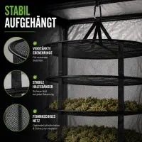 Trockennetz Ø 60 cm 8 Lagig - Für Growbox