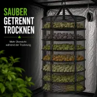 Trockennetz Ø 60 cm 8 Lagig - Für Growbox