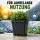 Square Planter Pot 18 Liters 32x31x31 cm – Large Corner Plant Pot