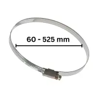 Hose Clamp 60-525 mm – Exhaust Hose Clamp
