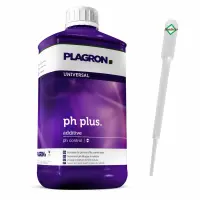 Plagron pH+ Plus 1 Liter – pH Up Solution by Plagron