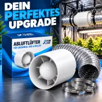 Grow Fan 190 m³/h 125 mm Connection – Exhaust Fan Grow Standard