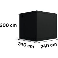 PR Growbox 240x240x200 cm – Große...