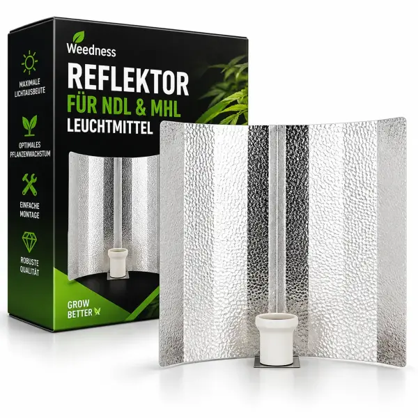 Hammered Finish Reflector Lamp 47x47 cm – Reflector Plant Light