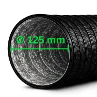 Combiflex Duct 125 mm 1 Meter – Exhaust Ventilation...