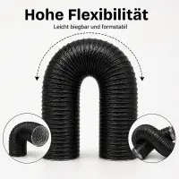 Combiflex Duct 125 mm 1 Meter – Exhaust Ventilation Hose