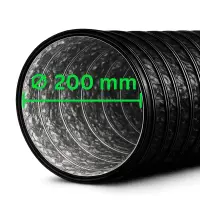 Combiflex Duct 200 mm 1 Meter – Exhaust Ventilation...