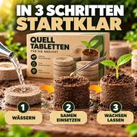 Jiffy Torfquelltöpfe 1000 Stück – Anzuchttöpfe Torf