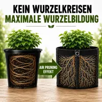 Fabric Pot 1 Liter 9 x 9 x 11 cm – Grow Plant Bag