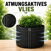 Fabric Pot 11 Liters 22 x 22 x 23 cm – Grow Bag for Plants