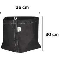 Stofftopf 55 Liter 43 x 43 x 30 cm – Grow Pflanzsack