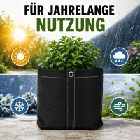 Stofftopf 55 Liter 43 x 43 x 30 cm – Grow Pflanzsack