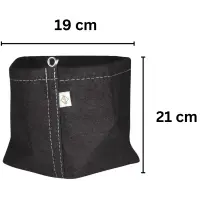Stofftopf 8 Liter 19 x 19 x 21 cm – Grow Pflanzsack