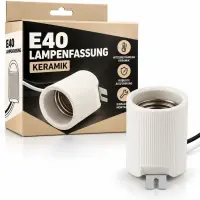 Grow E40 Ceramic Lamp Socket – E40 Lamp Holder