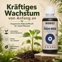 BioBizz Fish Mix 250 ml – Fisch-Emulsion Wachstumsdünger