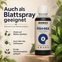 BioBizz Fish Mix 250 ml – Fisch-Emulsion Wachstumsdünger