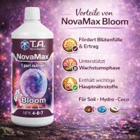 T.A. NovaMax Bloom 500 ml – One-Phase Bloom Nutrient