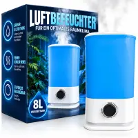 Megamist Luftbefeuchter 8 Liter – Großer...