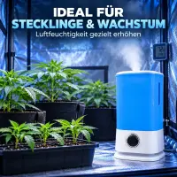 Megamist Luftbefeuchter 8 Liter – Großer Luftbefeuchter