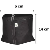 Stofftopf 0,3 Liter 6 x 6 x 14 cm – Textil Anzuchttopf