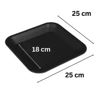 Square Coaster 25 x 25 x 3 cm – Quadratic Plant Pot...