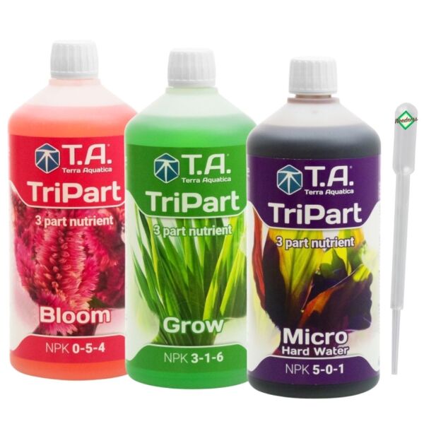 T.A. 3-Teiliges Dünger Set Tripak – Nährstoff Tripack Set