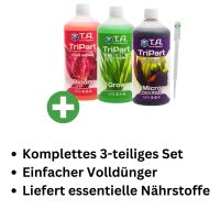 T.A. 3-Teiliges Dünger Set Tripak – Nährstoff Tripack Set