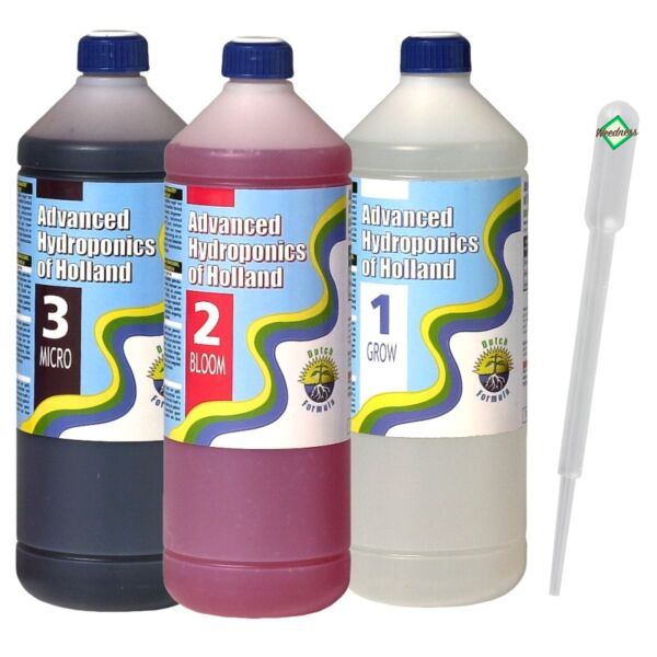 Advanced Hydroponics 3-Piece Starter Set – Hydro Nutrient Starter Kit