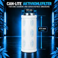 Can-Lite Grow Activated Carbon Filter 600 m³ - 160 mm Flange