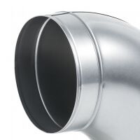 125 mm Metal Angle Piece – Ventilation Angle Connector