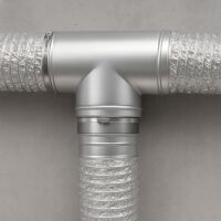 T-Piece 250 mm Metal – Ventilation T-Connector