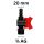 Shut-off Valve 20 mm PE x 3/4" Female Thread – PE Pipe Shut-off Valve