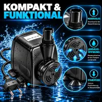 Circulation Pump 1400 Liters/Hour – Hydroponic Water Pump