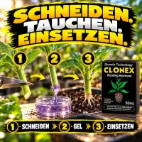 Clonex Rooting Gel 50 ml - Plant Cutting Hormone