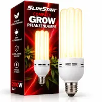 Pure Light 150 Watt Energy-Saving Bulb RED Bloom Phase...
