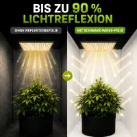 Black and White Reflective Film 100 Meters – Grow...