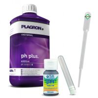 T.A. pH Test Kit + 500 ml Plagron pH-Plus Solution