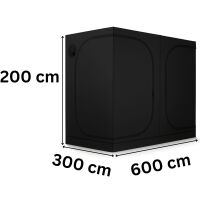 PR Grow Tent 600x300x200 cm – Professional XXL Grow...