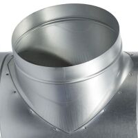 T-Stück 200 mm Metall – Lüftung T-Verbinder