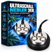 Ultrasonic Ultraschall-Luftbefeuchter 3 Membrane 1200 ml/Stunde – Growbox