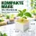 Rockwool Seedling Cubes 7.5x7.5x6.5 cm – Small Hole – Optimal Root Development