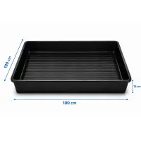 Pflanzenschale Hart-Plastik 100 x 100 x 12 cm –...