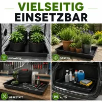 Pflanzenschale Hart-Plastik 80 x 80 cm – Stabile Anzuchtschale