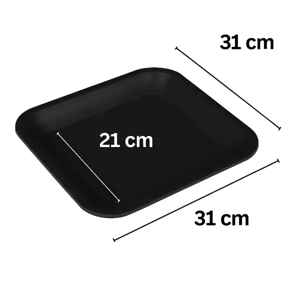 Square Coaster 31 x 31 x 3.5 cm – Plant Coaster
