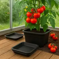 Square Coaster 31 x 31 x 3.5 cm – Plant Coaster
