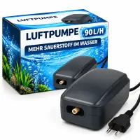 Grow Luftpumpe 90 L/h – Aquarienluftpumpe Grow