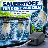 Grow Air Pump 180 L/h – Aquarium Air Pump Grow