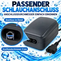 Grow Air Pump 180 L/h – Aquarium Air Pump Grow